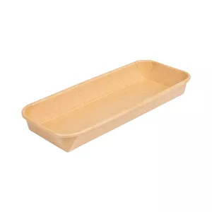 Barquette Sushi Kraft naturel 221x91x24cm